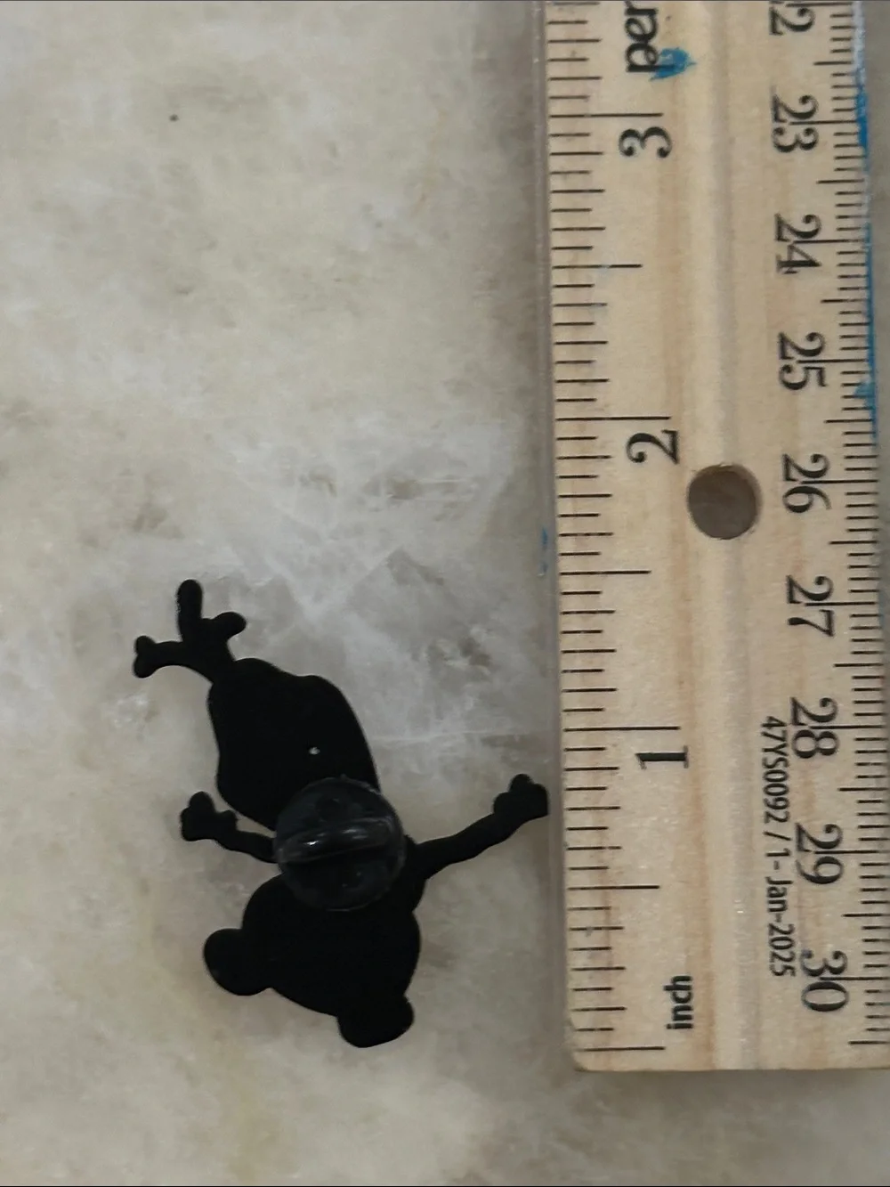 Disney Olaf Pin - White, Black & Red Snowman Character